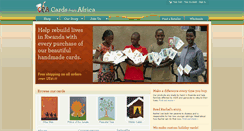 Desktop Screenshot of cardsfromafrica.com